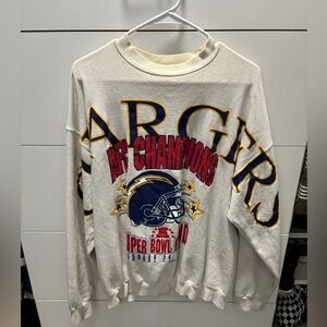 Vintage Los Angeles San Diego Chargers AFC championship Superbowl XXIX 1995